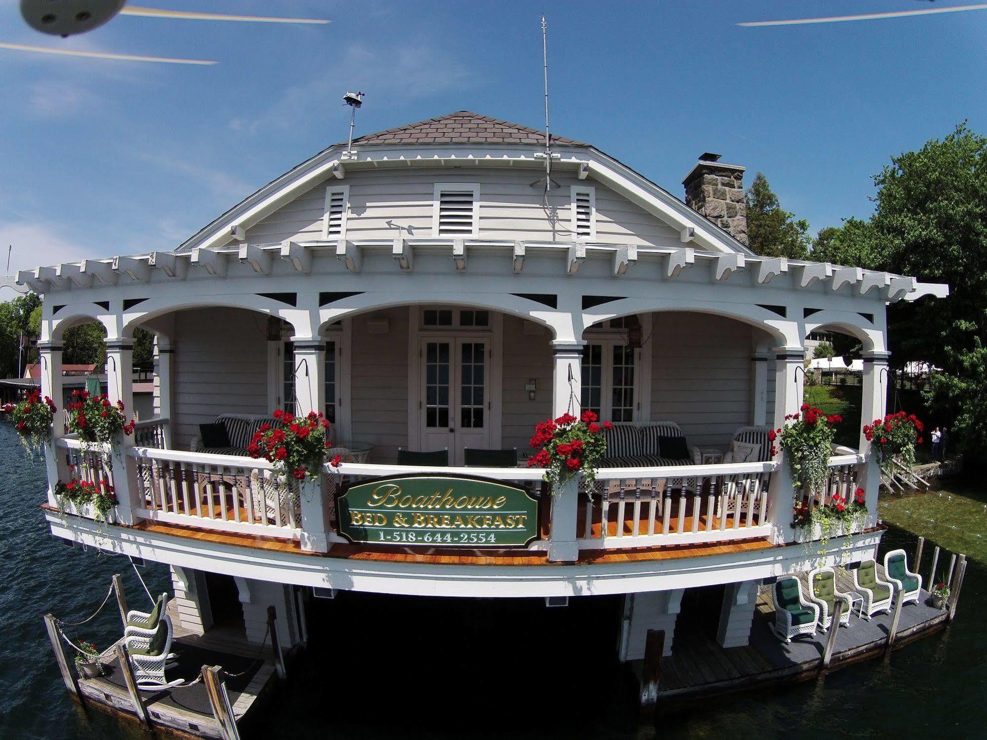 Lake George Boathouse Waterfront Lodging Bolton Landing Eksteriør bilde