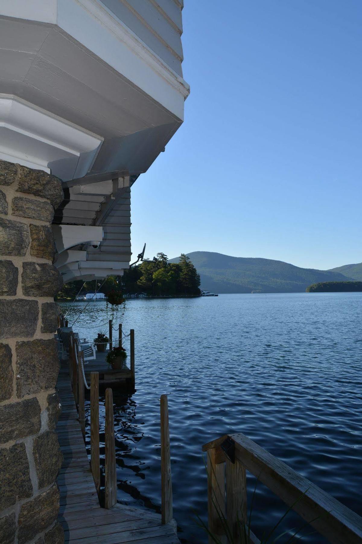 Lake George Boathouse Waterfront Lodging Bolton Landing Eksteriør bilde