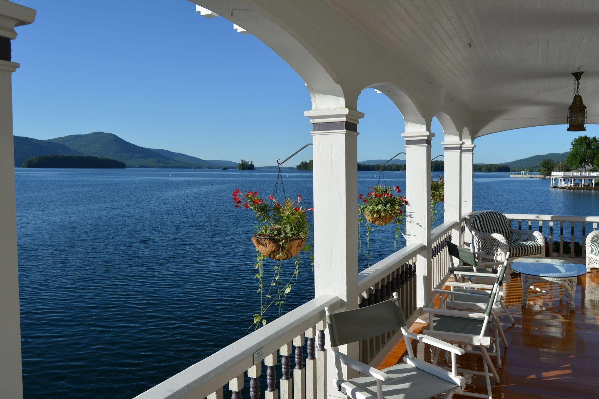 Lake George Boathouse Waterfront Lodging Bolton Landing Eksteriør bilde