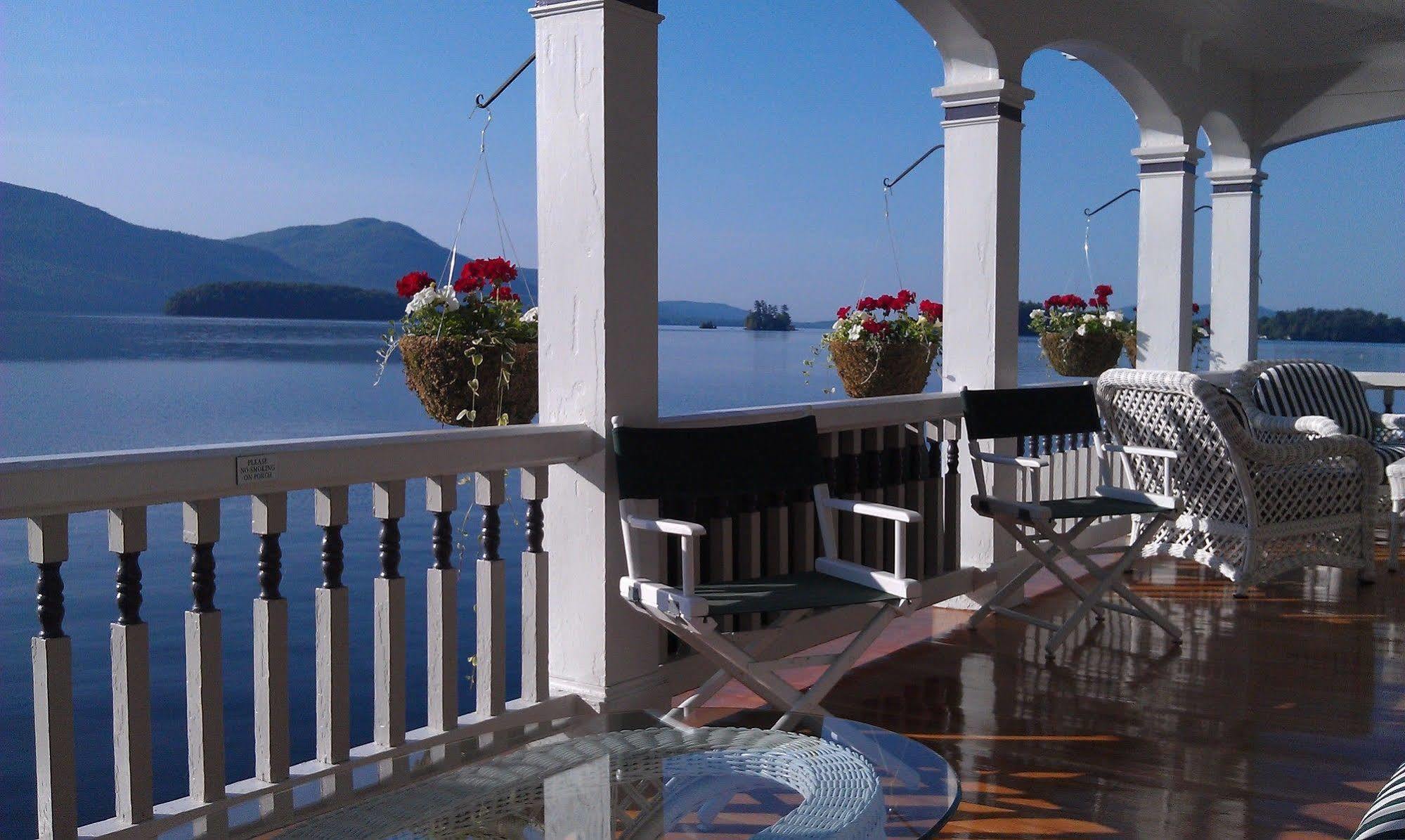 Lake George Boathouse Waterfront Lodging Bolton Landing Eksteriør bilde